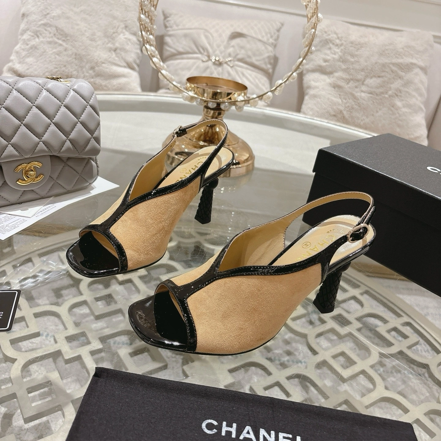 COCO-- 3h1958 G46538-B20969-U1768 cowhide Heel height ：8.5cm item:E-X541I2411